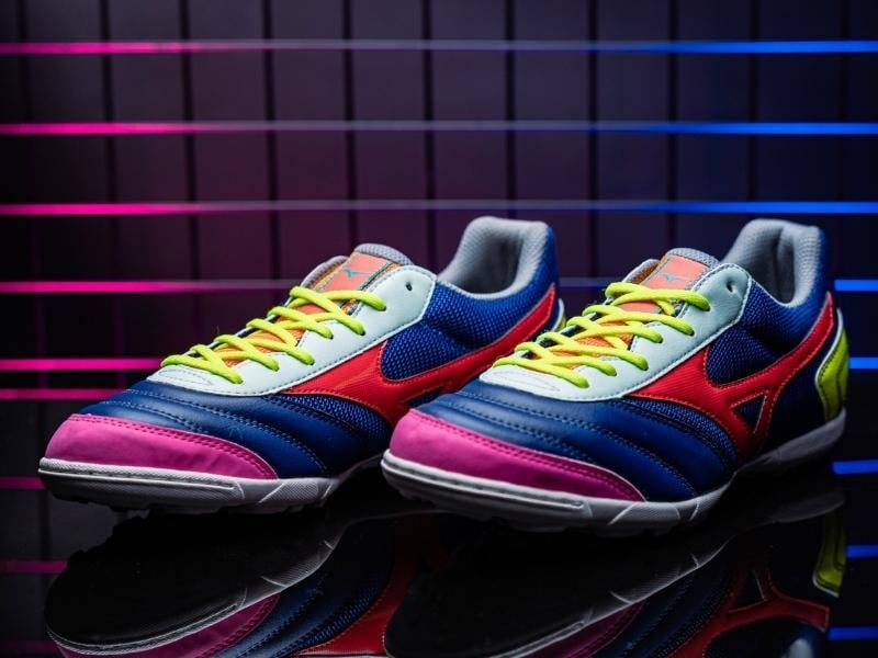 Giày đá bóng Mizuno Mrl Sala Club Xanh Đỏ